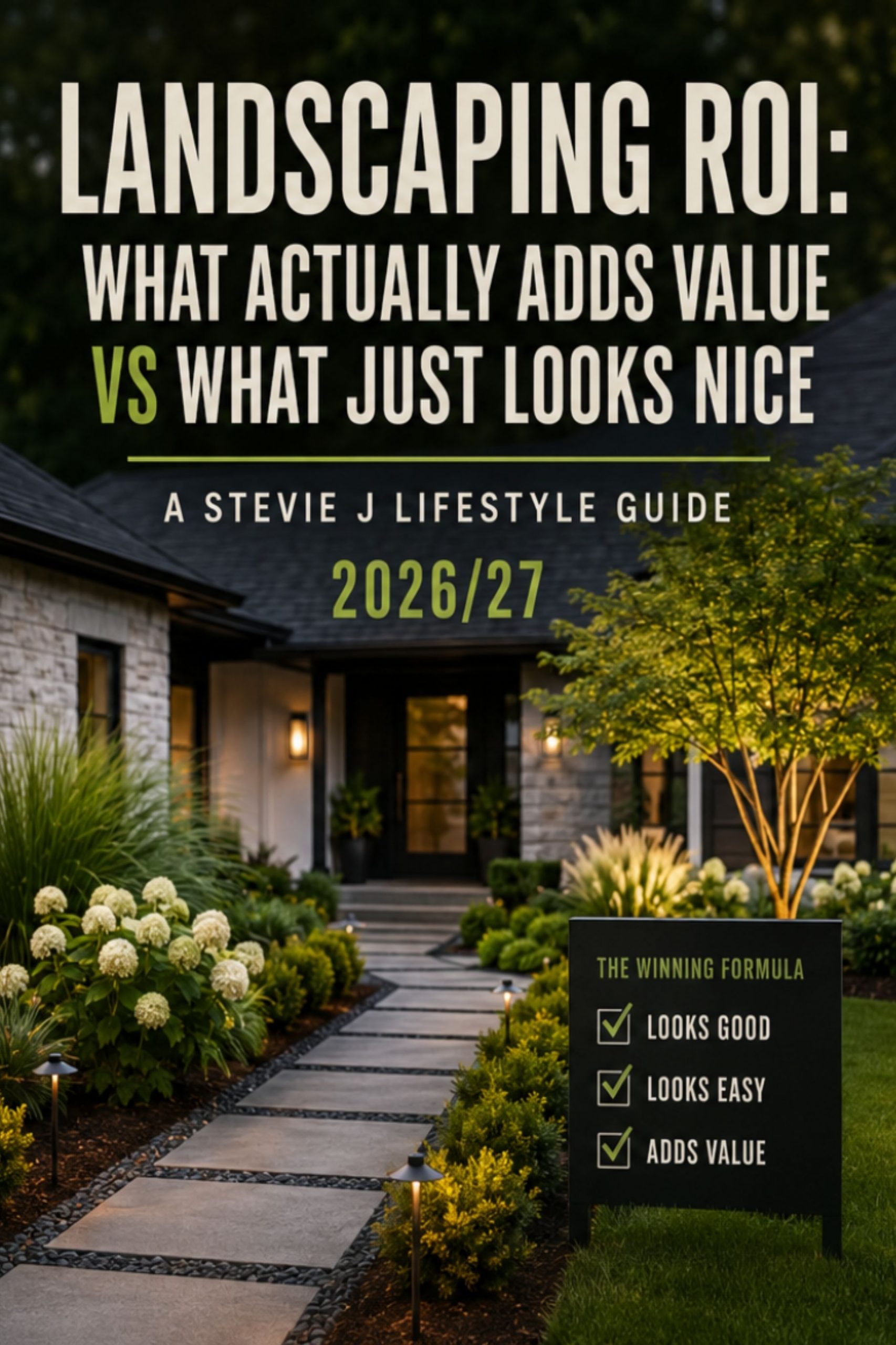 Landscaping ROI: What Actually Adds Value vs What Just Looks Nice